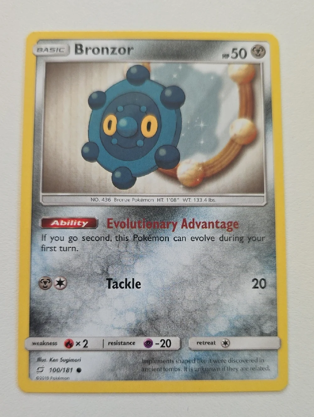 Pokemon Bronzor And Bronzong Trading Cards Set